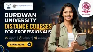 Burdwan University Distance Courses for Working Professionals