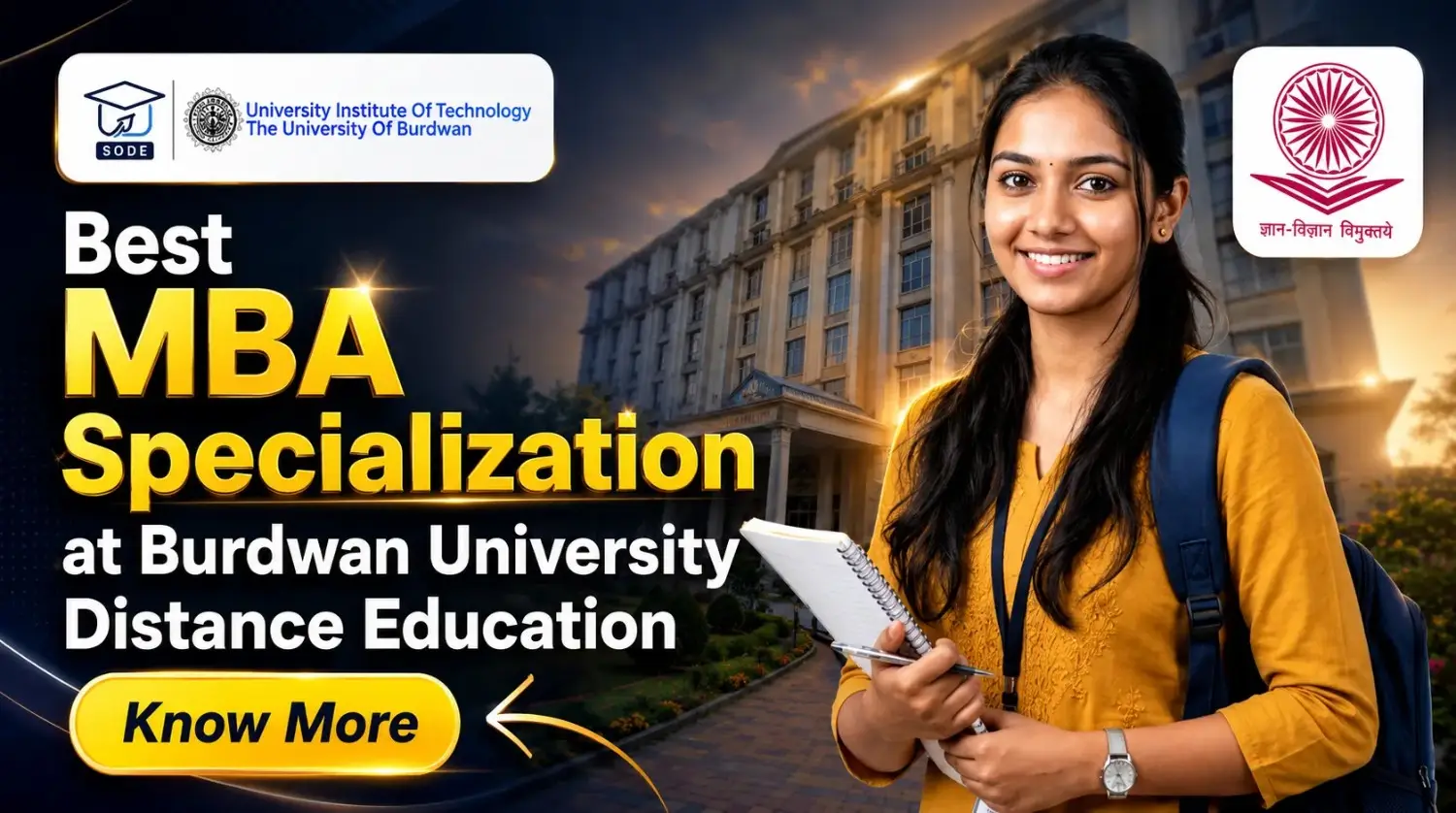 Best MBA Specialization at Burdwan University Distance Education